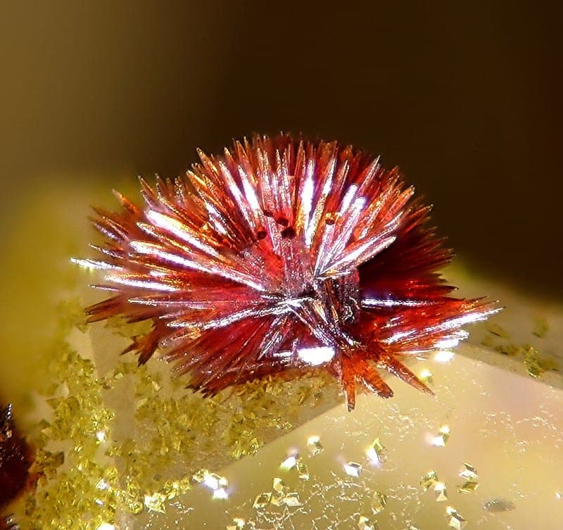 Carminite mineral