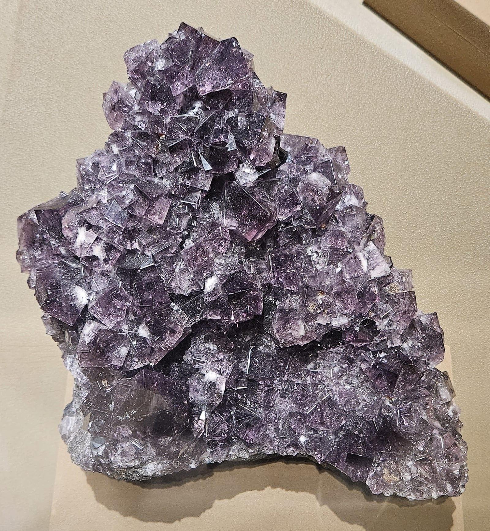 Purple Fluorite mineral