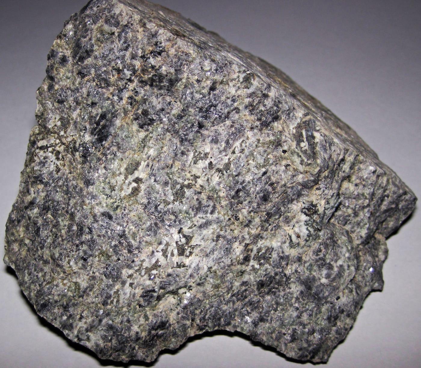 Anorthosite (Poe Mountain Anorthosite, Mesoproterozoic, 1.43 Ga; Sybille Canyon, Laramie Range, Wyoming, USA) 5 at Laramie Mountains, Albany County, Wyoming
