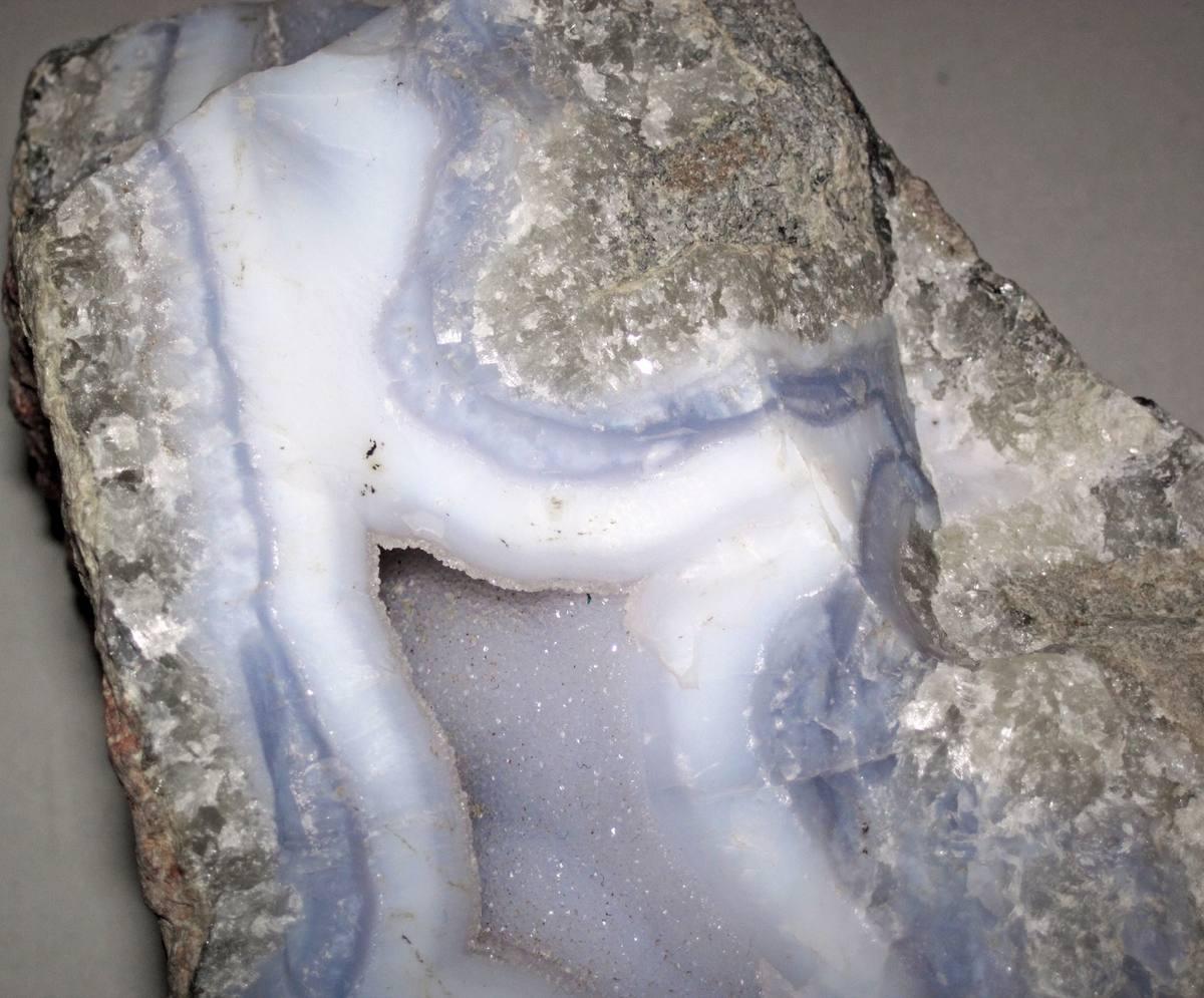 Blue Agate mineral