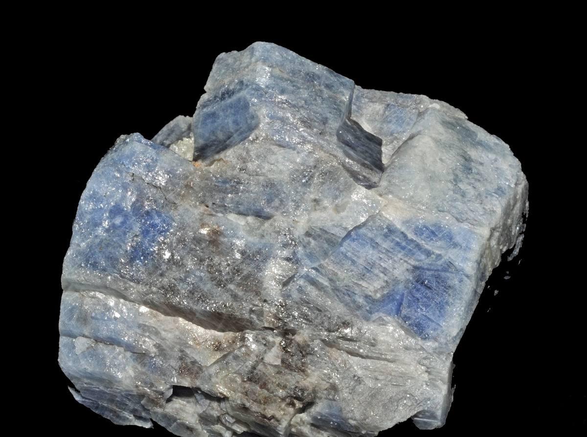 Blue Corundum gemstone
