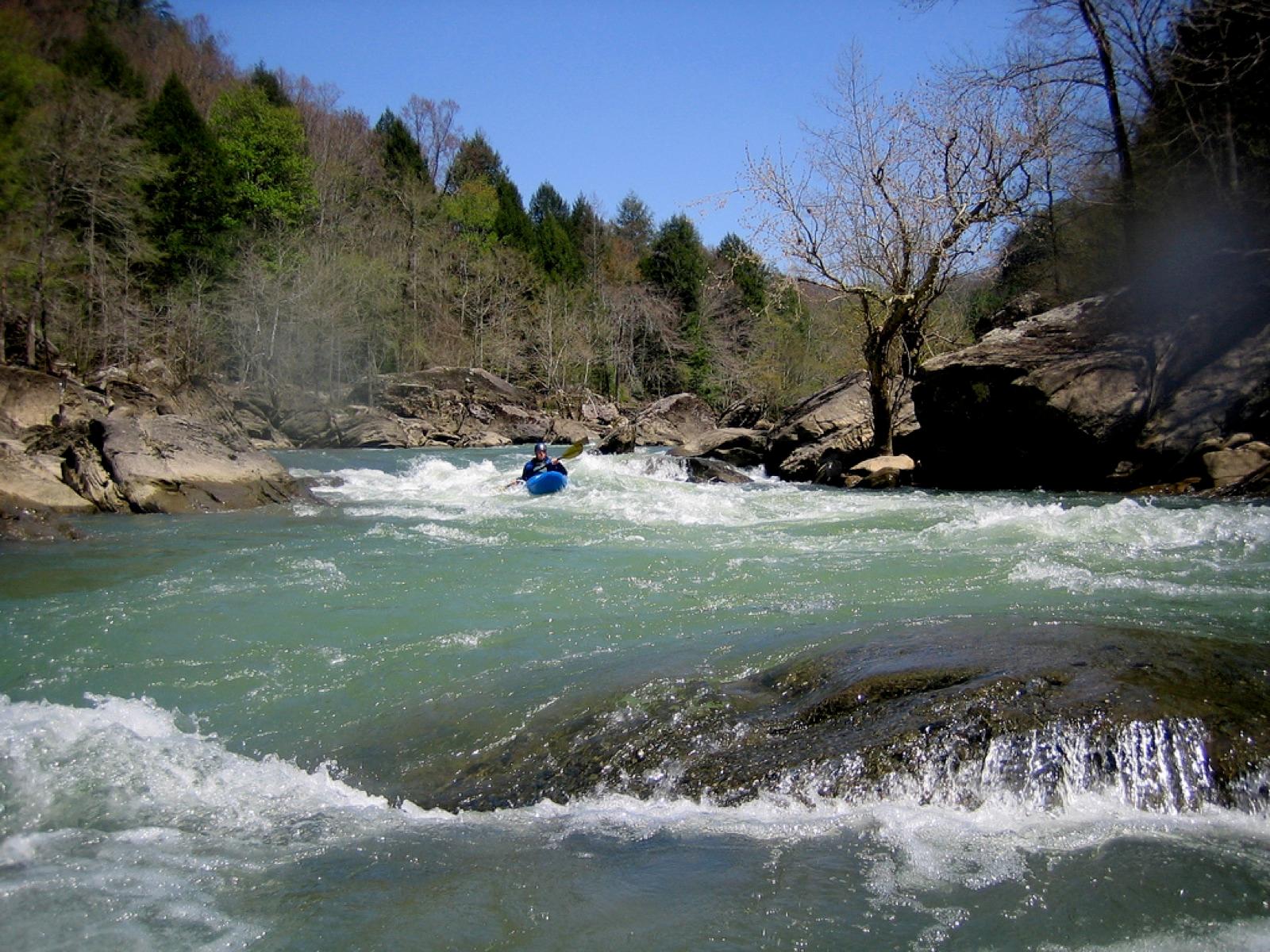The Rockcastle River in Rockcastle County, Kentucky, within the Daniel Boone National Forest and the Kentucky Agate District