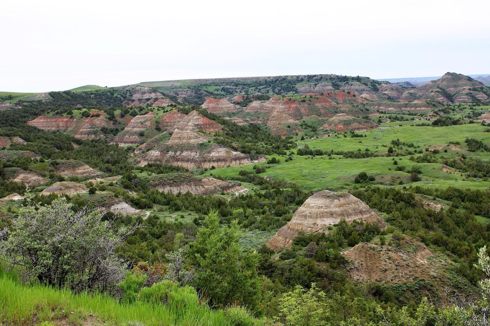 Badlands at Painted Canyon near Medora, Billings County, North Dakota
