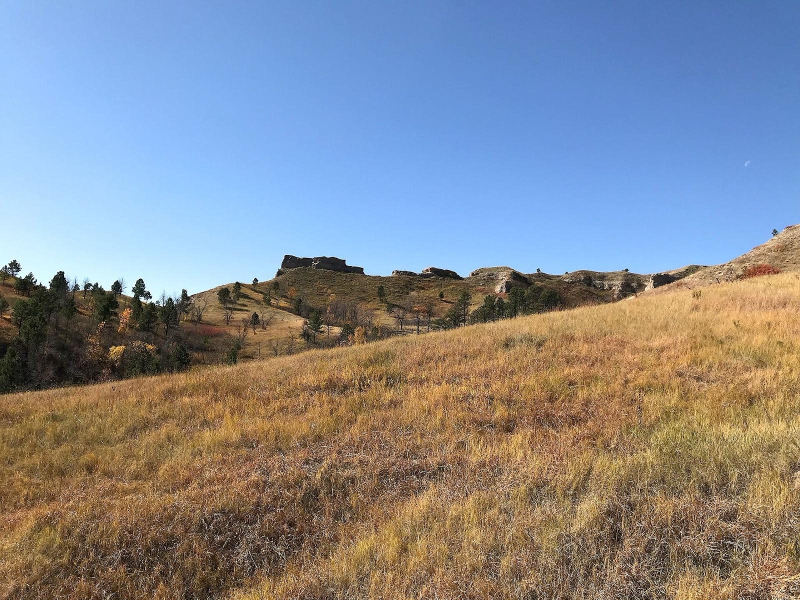 Ridges of the Pine Ridge escarpment at Chadron State Park, near Chadron, Dawes County, Nebraska