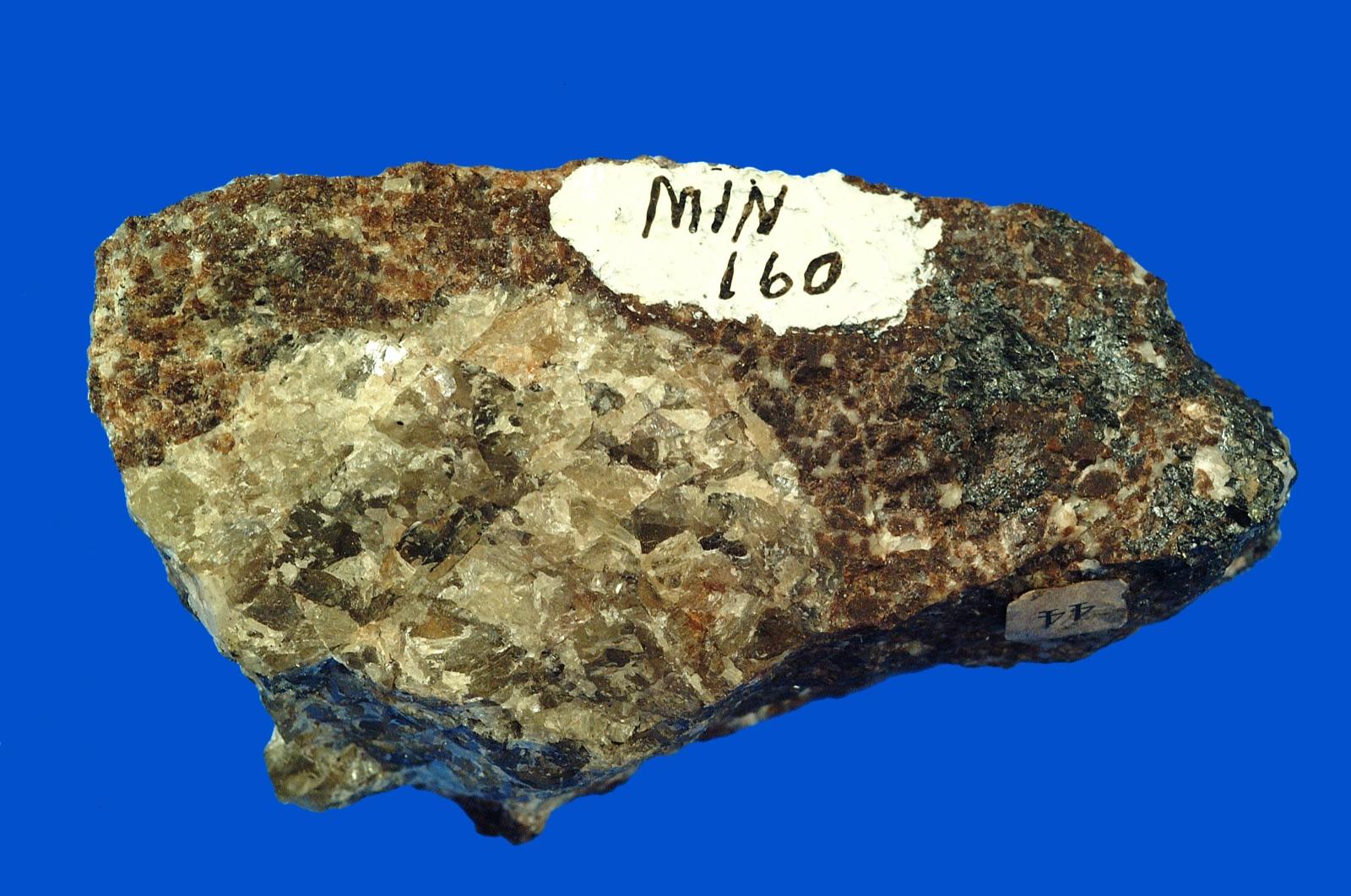 Representative cleiophane, the pale sphalerite variety characteristic of the Balmat-Edwards zinc district