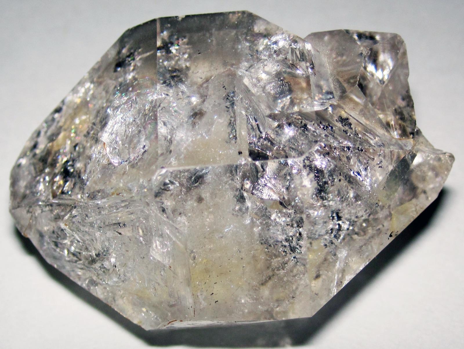 Herkimer diamond quartz crystal from near Herkimer, New York