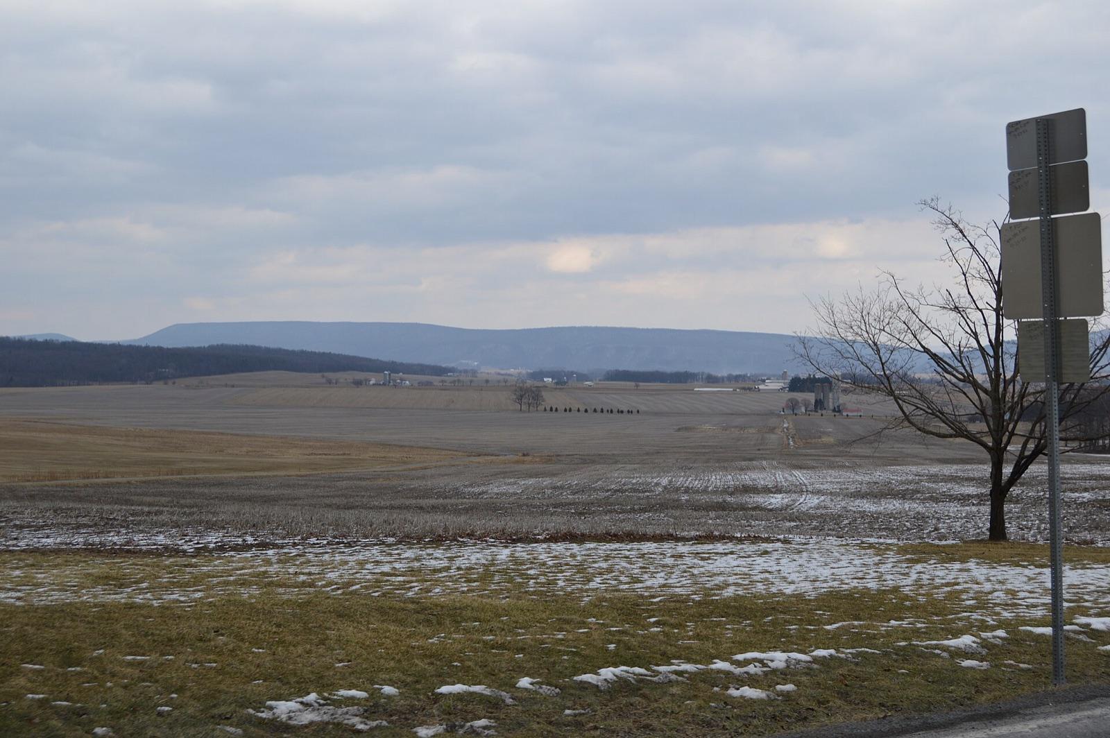 View across Morrison Cove from Brumbaugh Road, Bedford County, Pennsylvania