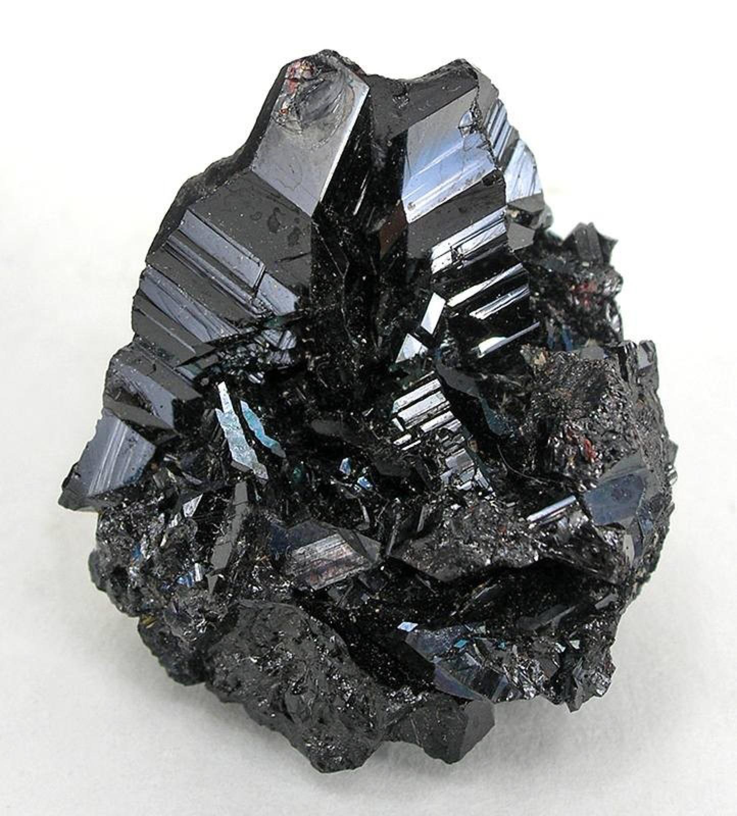 Representative specimen of cassiterite, the tin ore mineral collected at Irish Creek