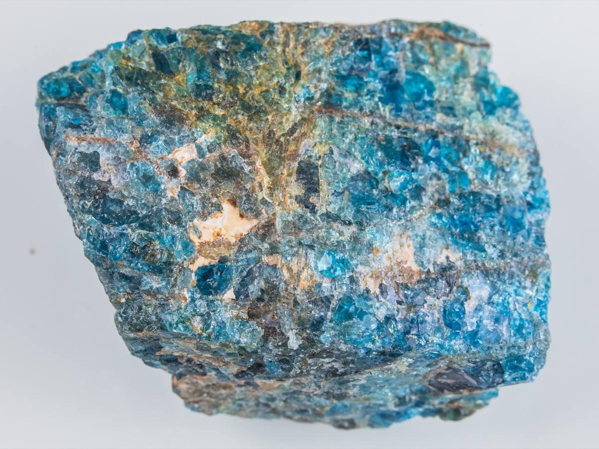 Blue Apatite mineral