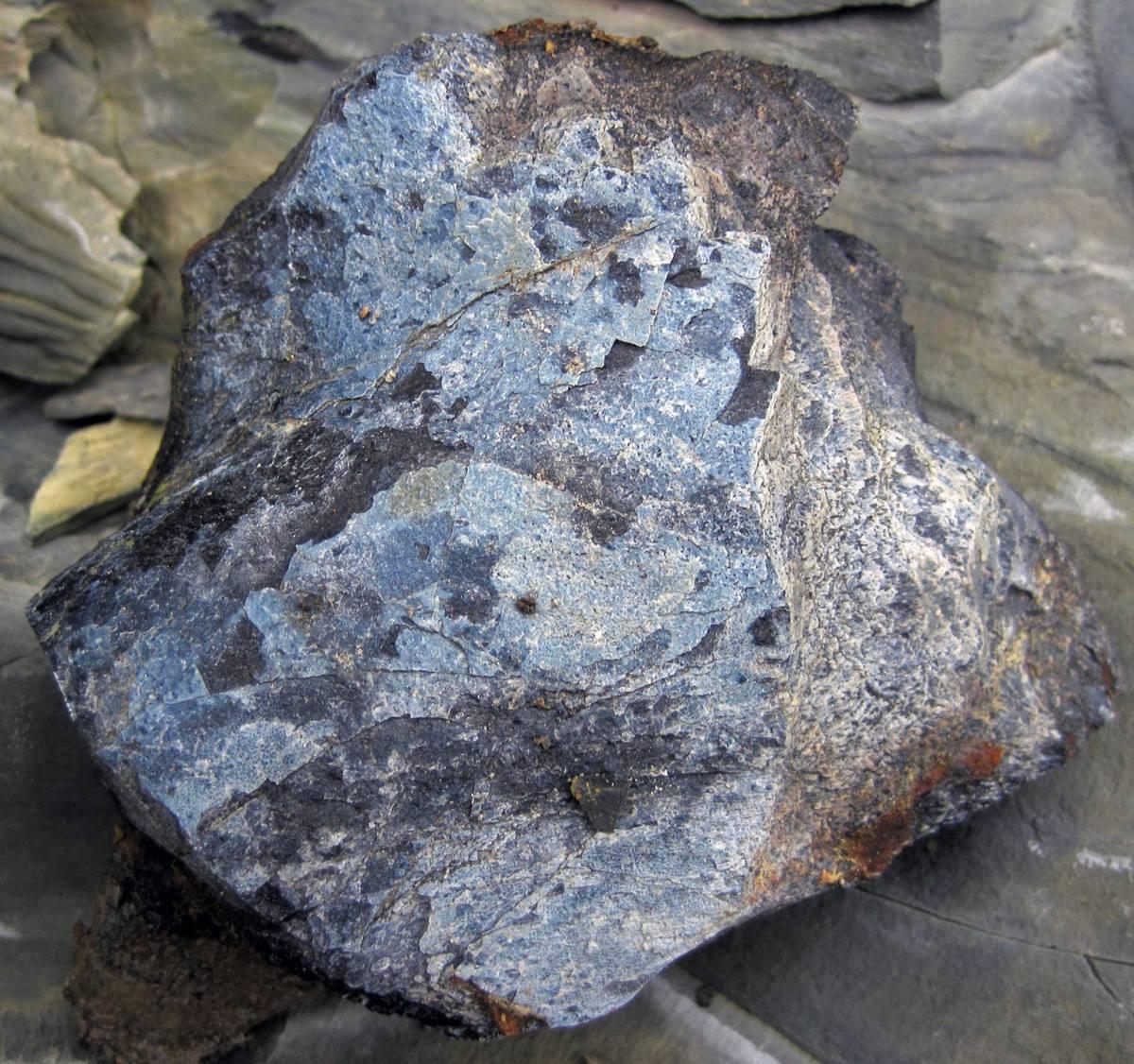 Blue Vivianite gemstone
