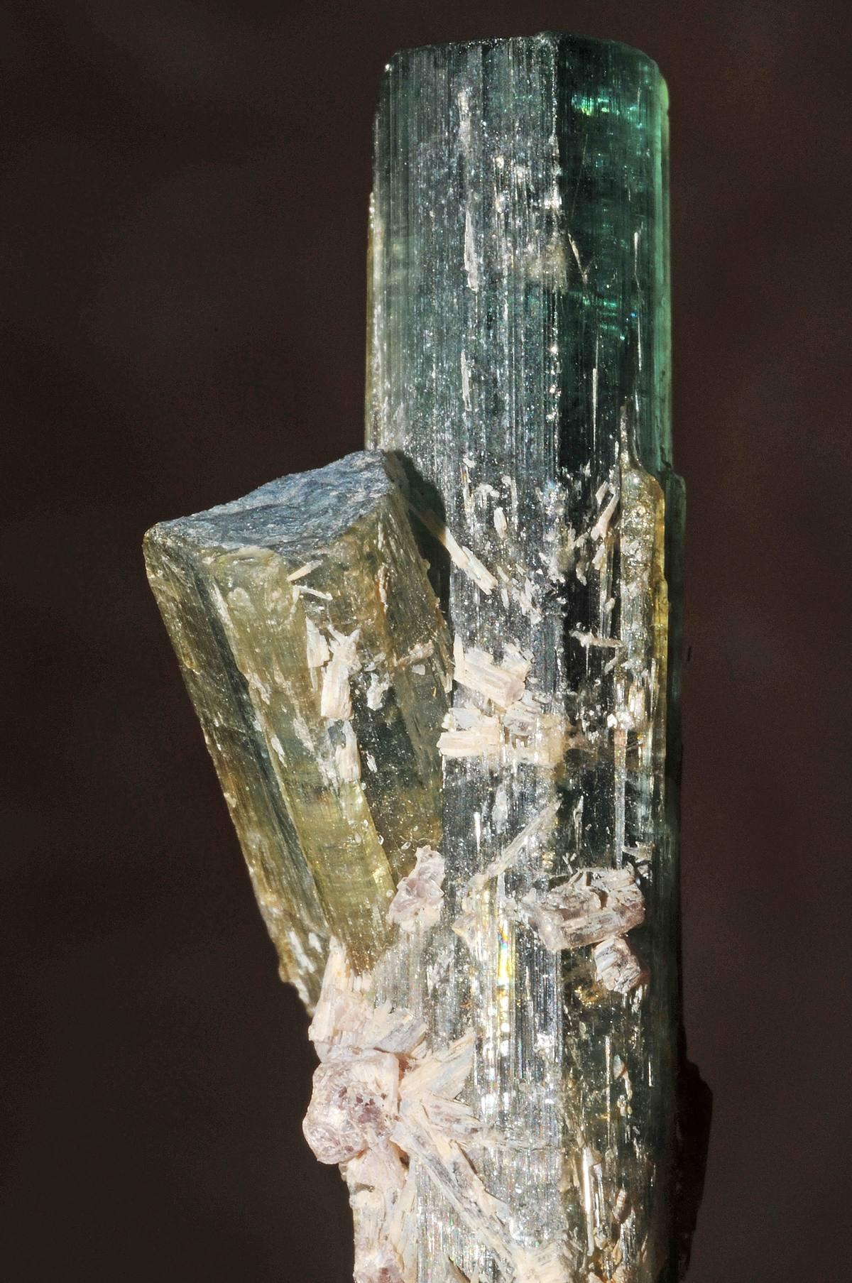 Green Elbaite Tourmaline gemstone