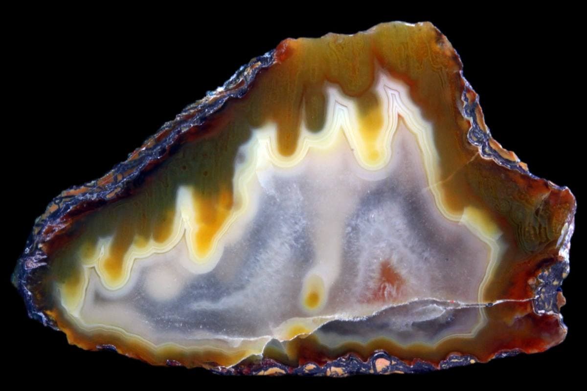 Tube Agate gemstone