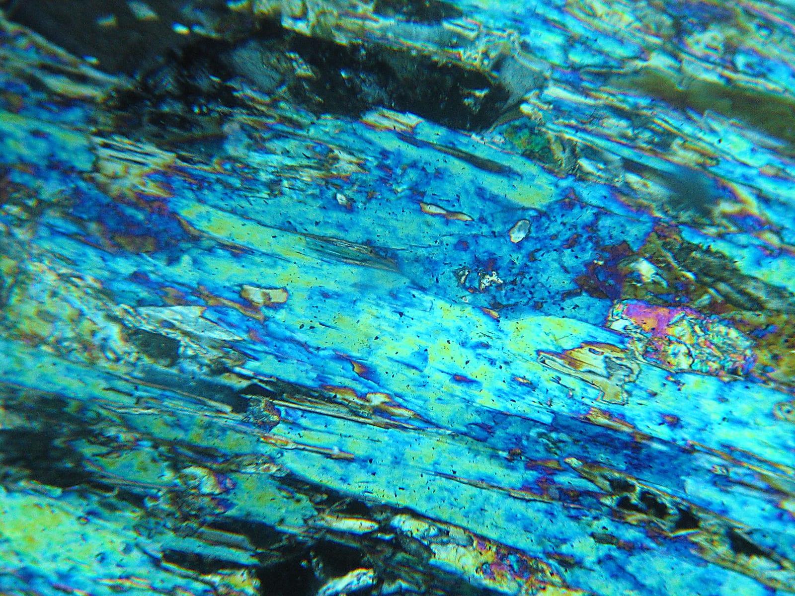 Blue Amphibole mineral