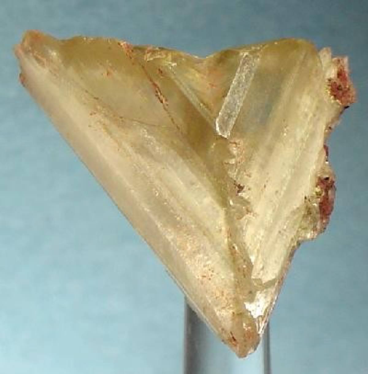 V-shaped twinned cerussite, Mammoth-St Anthony Mine, Tiger, Arizona
