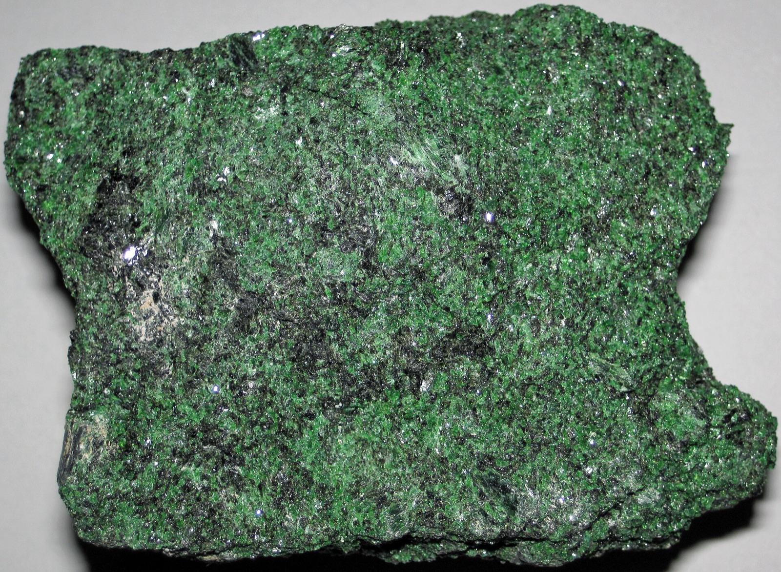 Chromian diopside from the Almklovdalen Peridotite, Gusdal olivine pit, Norway