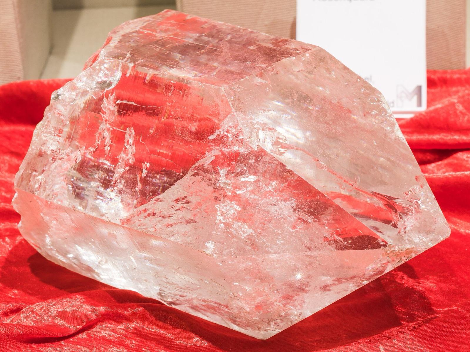 Large clear rock crystal quartz from Antsirabe, Madagascar