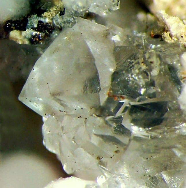 Faujasite-Na mineral, Faujasite Na Poudrette quarry, Mont Saint Hilaire, Quebec, Canada