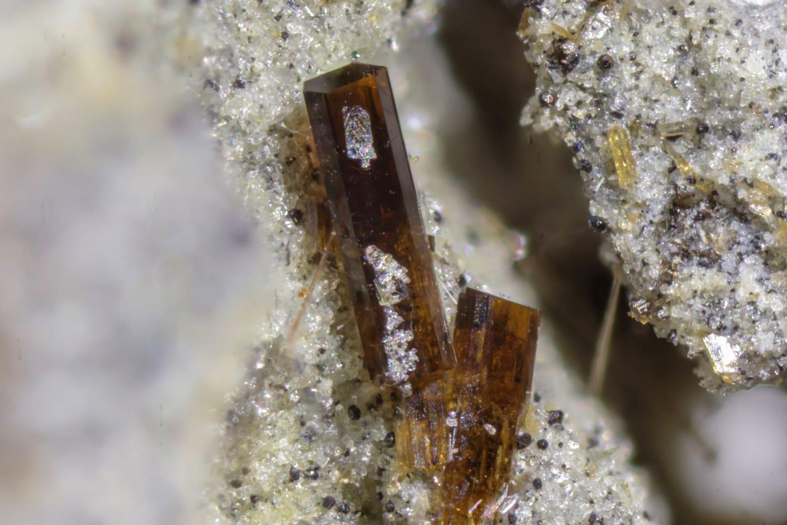 Fluoro-edenite mineral