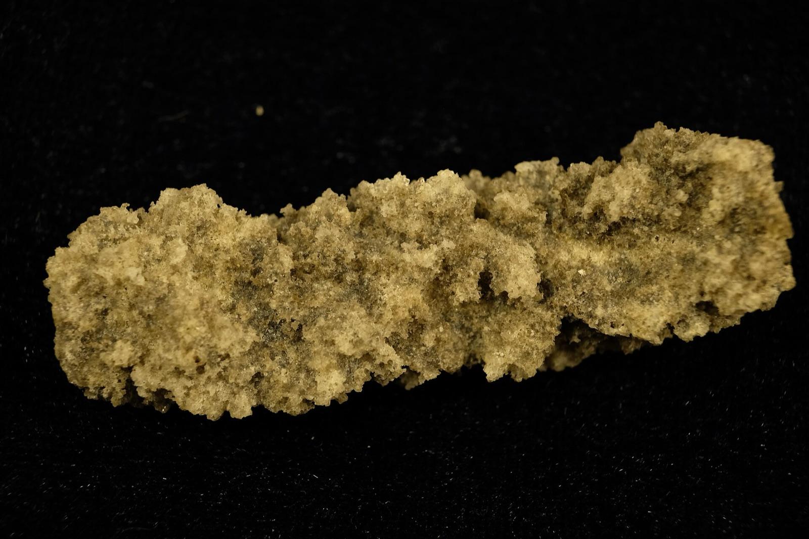 Rough sand fulgurite formed by a lightning strike