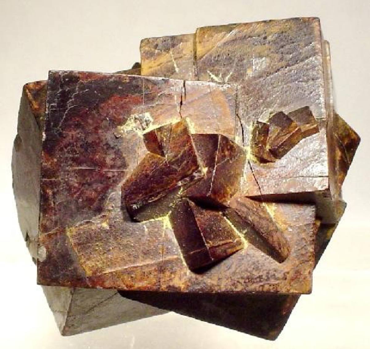 Goethite pseudomorph after pyrite, Pelican Point, Utah