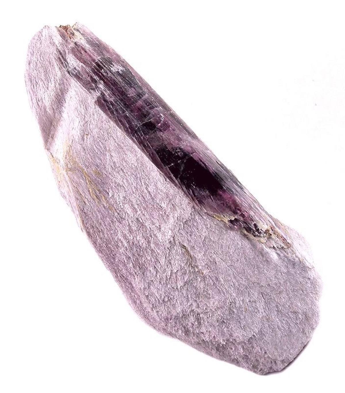 Lilac hexagonite blade with a violet core, Fowler, New York