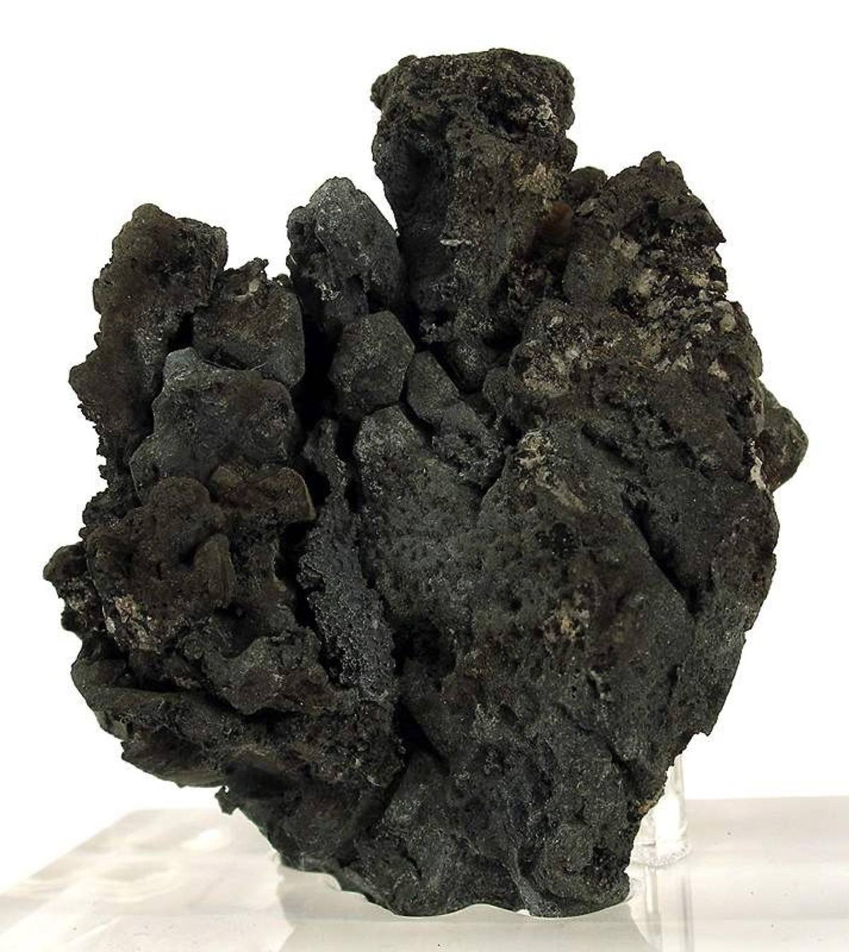 Native lead mass showing the dull grey arborescent habit, Långban