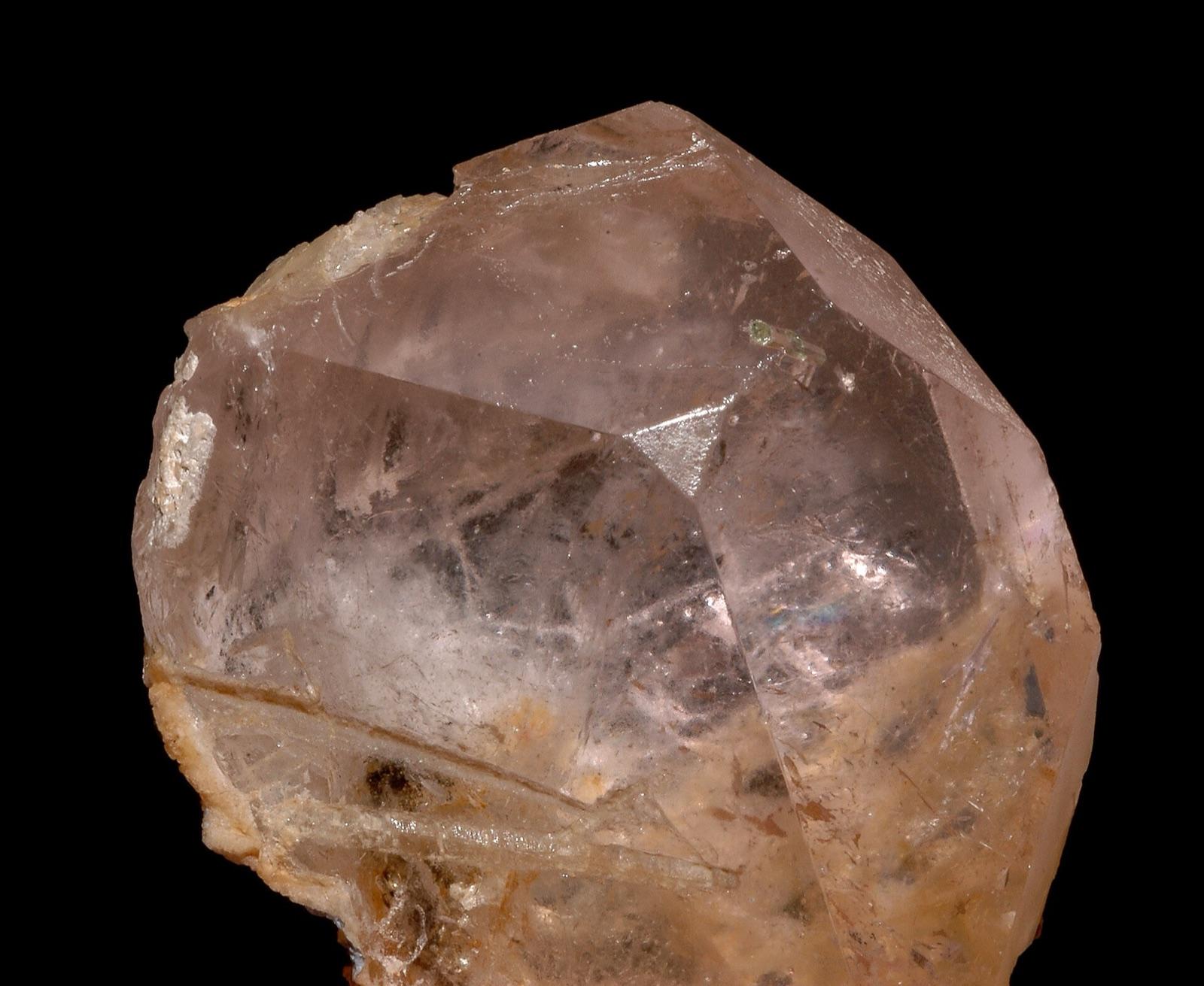 Pale pink morganite crystal, Urucum mine, Galileia, Minas Gerais, Brazil