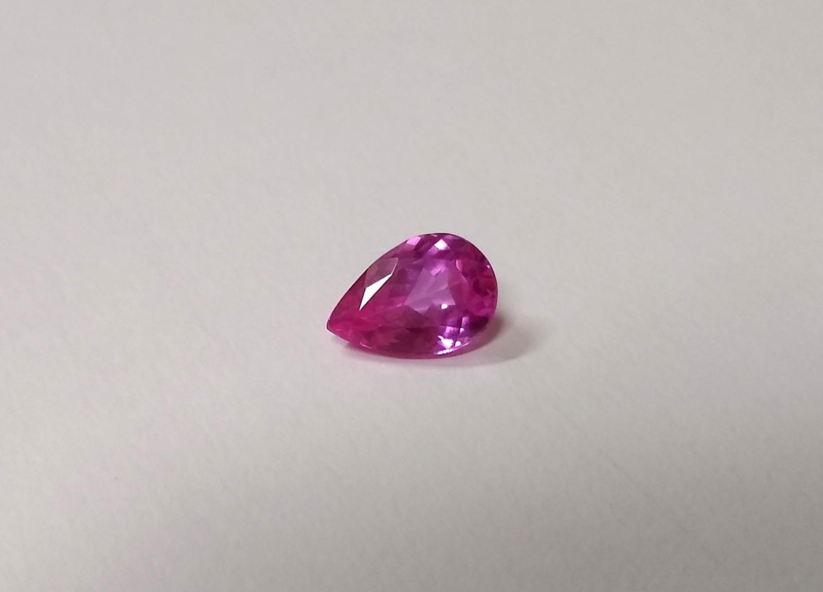 Faceted pink tourmaline from Brazil