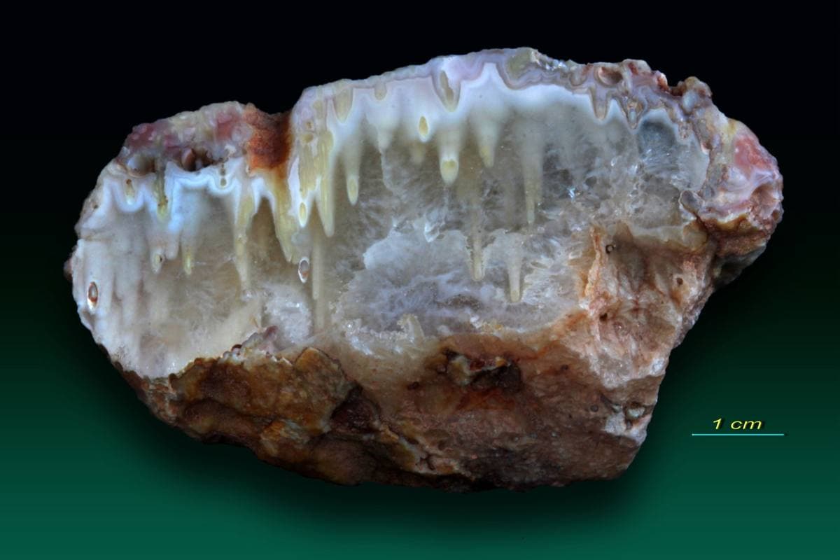 Tube Agate gemstone